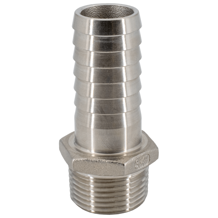 STAINLESS STEEL INSERT X MALE ADAPTER 3/4