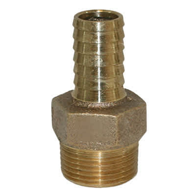 BRASS MIP X INS ADAPT BRONZE - LEAD FREE 1" X 3/4" | RBMANL7510
