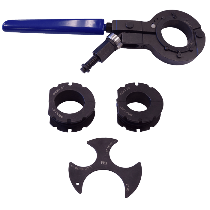 Large Crimp Tool Set, 1-1/4"-2 For Copper Stainless-Steel | 508-281