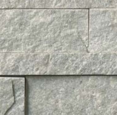 SPLITFACE PANELS WHITE QUARTZITE 6 X 24