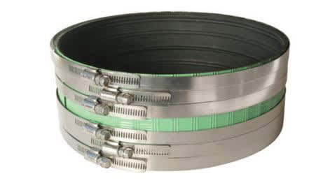 Fernco 4" Stainless Steel Heavy Duty No-Hub Coupling | HD-44