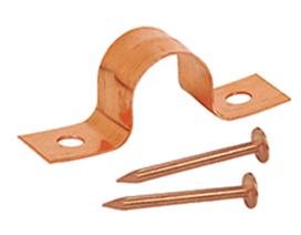 2-Hole Tube Strap, Copper | 501-2
