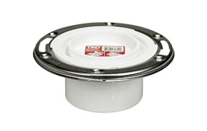 Knockout Closet Flange, 4" X 3" PVC | 884-PTM