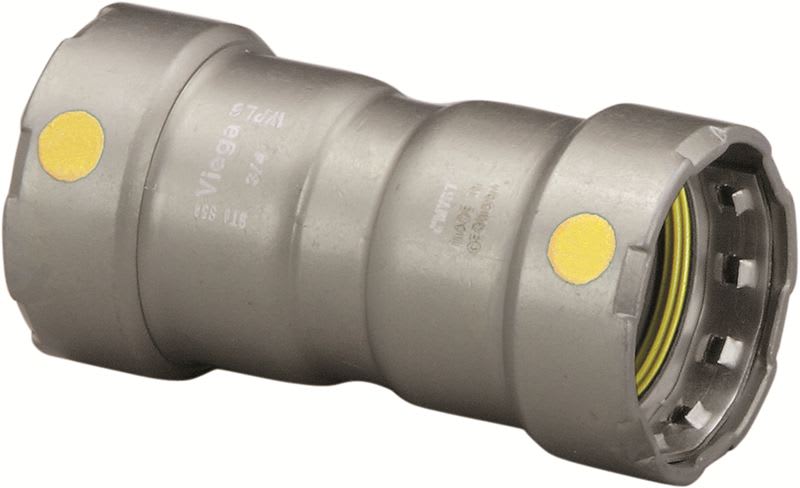 MPG COUPLER W/STOP PXP W/HNBR MEGAPRESS FOR GAS 3/4"