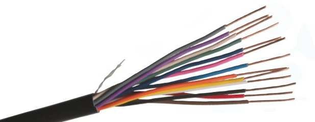 18 AWG 2 Shielded Plenum Underground Low Energy Circuit Cable 18 AWG Solid 1000' | 180010
