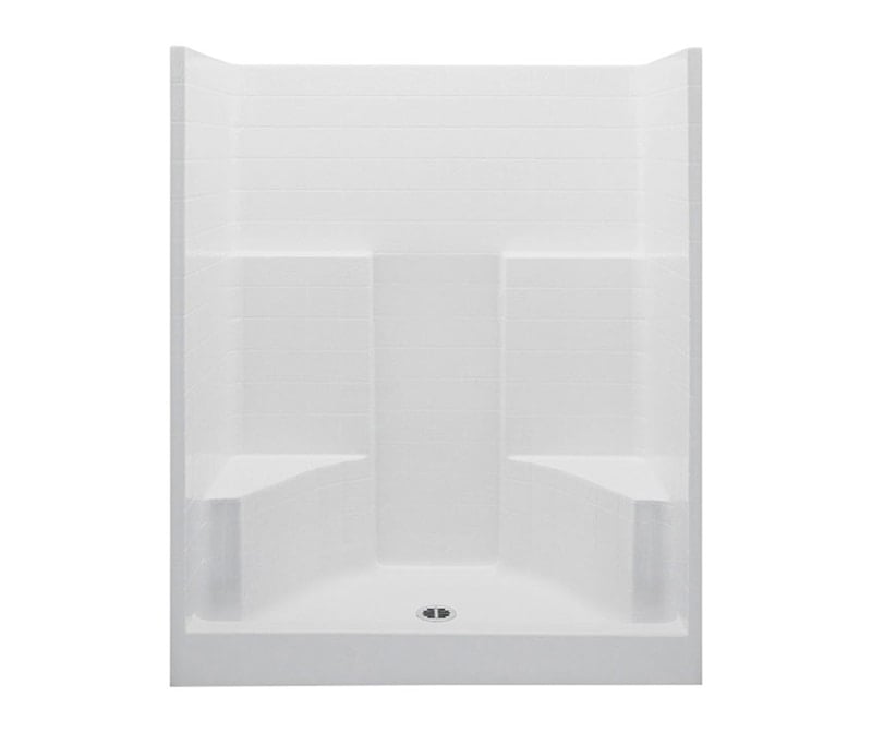 Everyday Series Center Drain Tub Shower, Acrylic | 1603CTGN-WH