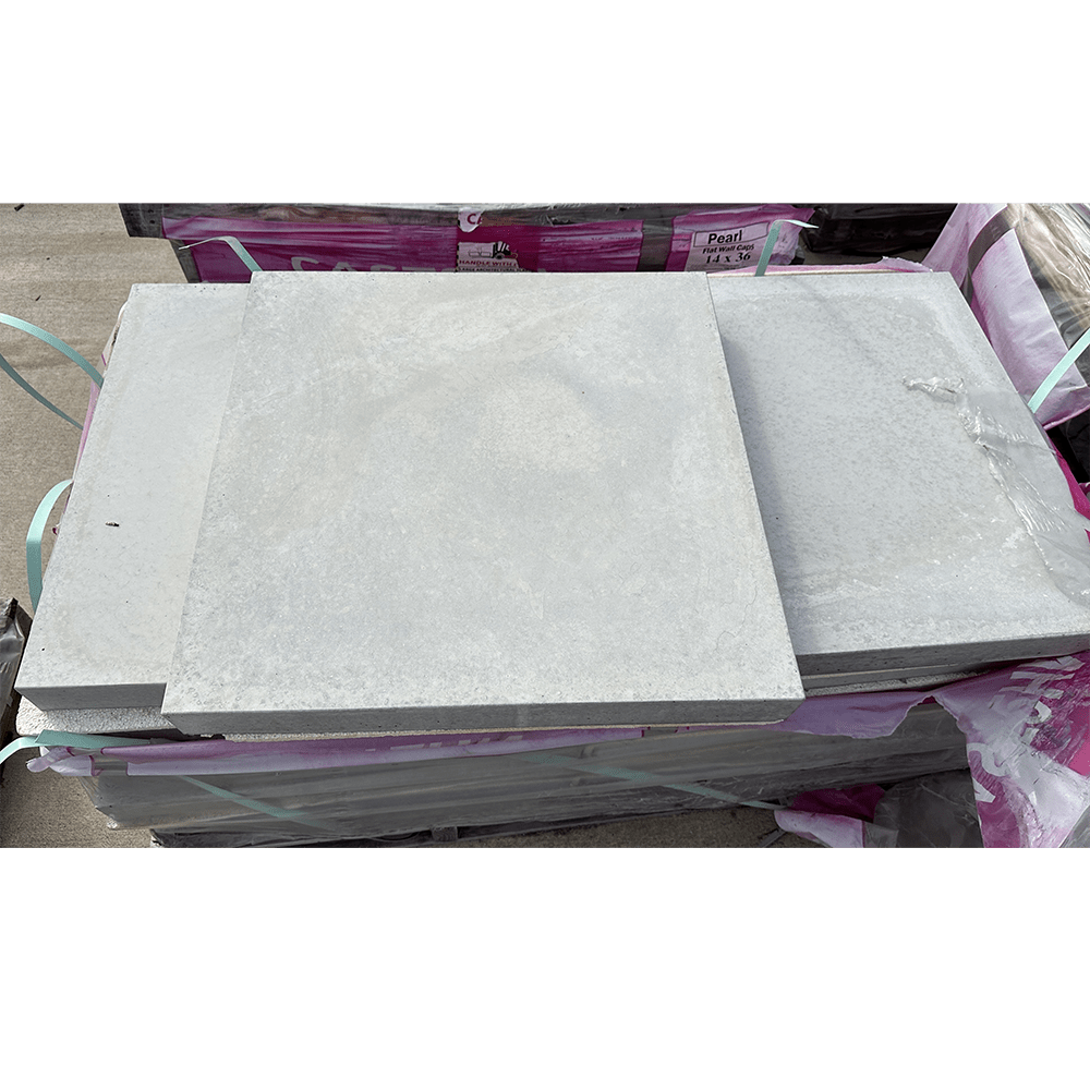 Smooth Alpine Paver, 24" x 24", Pearl 16 ea/pallet