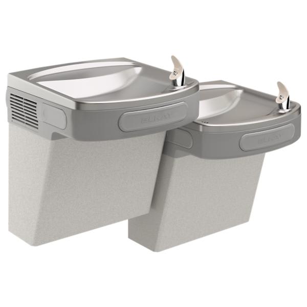 Non-Filtered Barrier Free Water Cooler, Copper Tube W/Aluminum Fin 2-Level | EZSTL8LC
