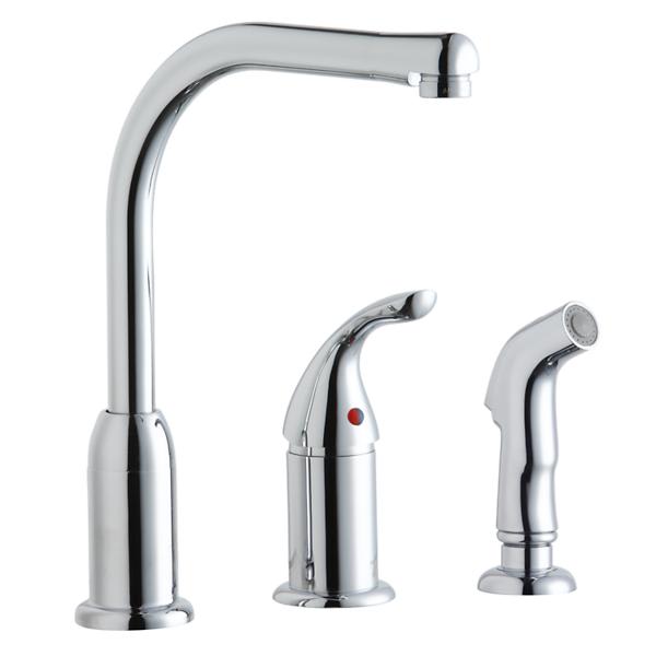 Deck Mount Faucet, Brass W/Remote Handle | LK3001CR