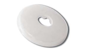 Copper Tubing, (OD) 5/8" White Plastic Escutcheon | 25712