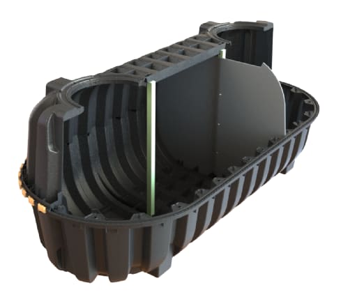 1309 gal Lightweight Septic Tank, 134" L x 61.7" W x 54.5" H | CM1060P/1-00/00-P1