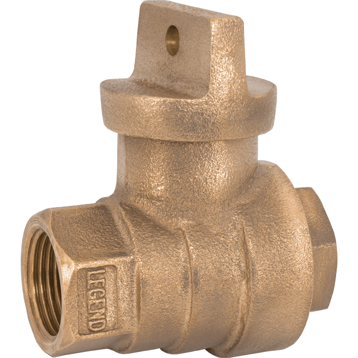 Legend No Lead Curb Stop Valve 3/4" FNPT x FNPT | 314-254NL