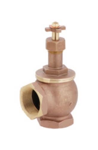 Matco Brass Lead Free Angle Globe Valve 1" IPS | 240T05LF