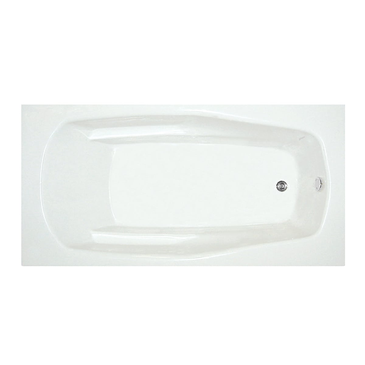 3672 PRO-FIT Drop-In or Alcove Bathtub, Fiberglass Soaker White | 6521