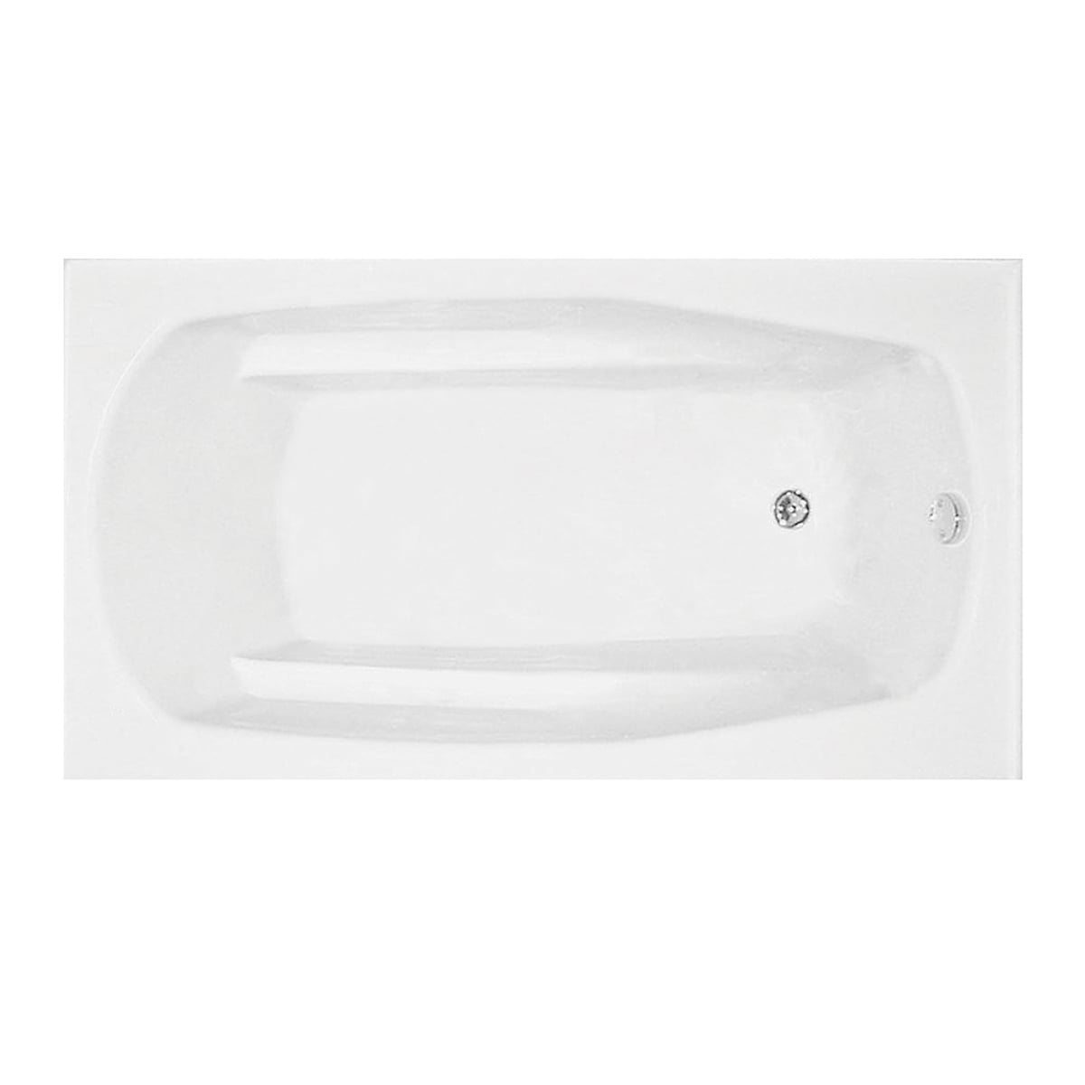 3260TFS PRO-FIT Left-Hand Bathtub, Fiberglass Soaker Tub White | 6653 3260TFS