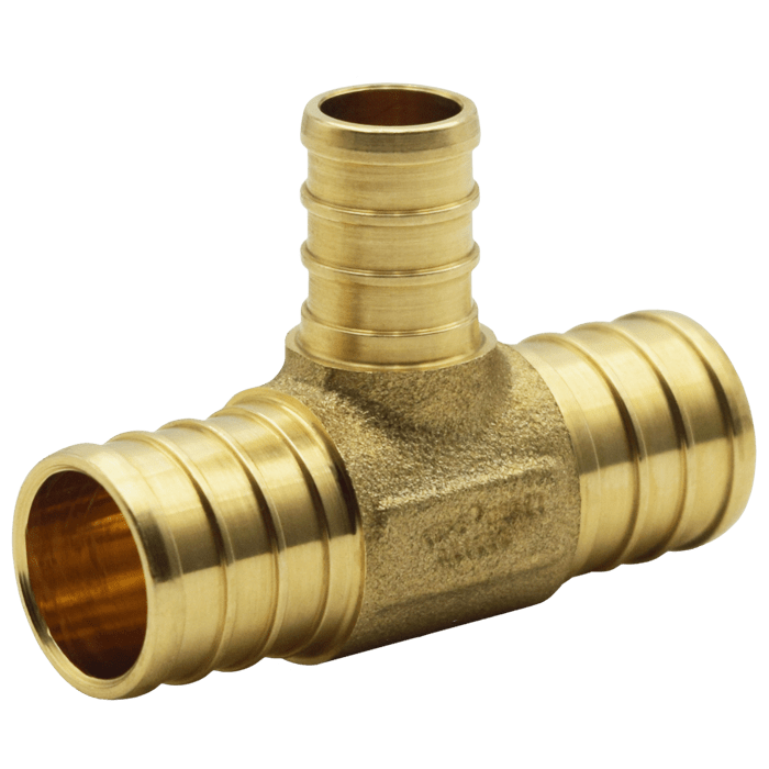PEX LF BRASS TEE 1-1/4" X 1-1/4" X 3/4" | 460-223NL