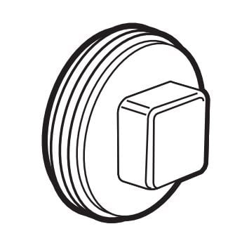Square Head Cleanout Plug, Sewer & Drain | 414244BC