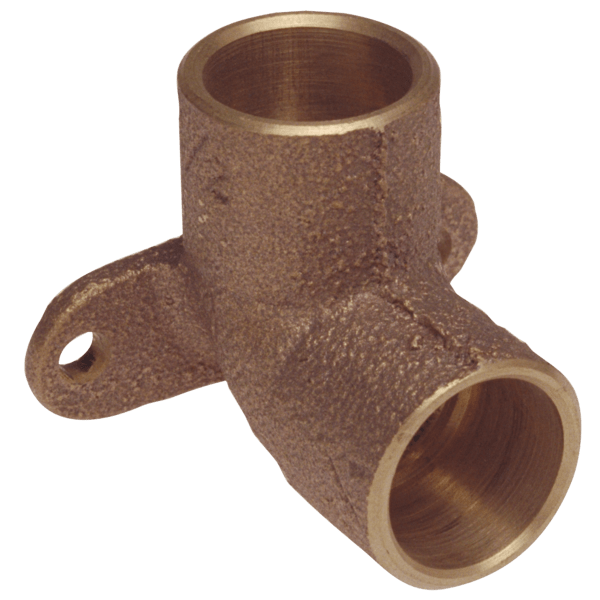 CAST COPPER DROP EAR 90 ELBOW CXC LEAD FREE 1/2" | B073550