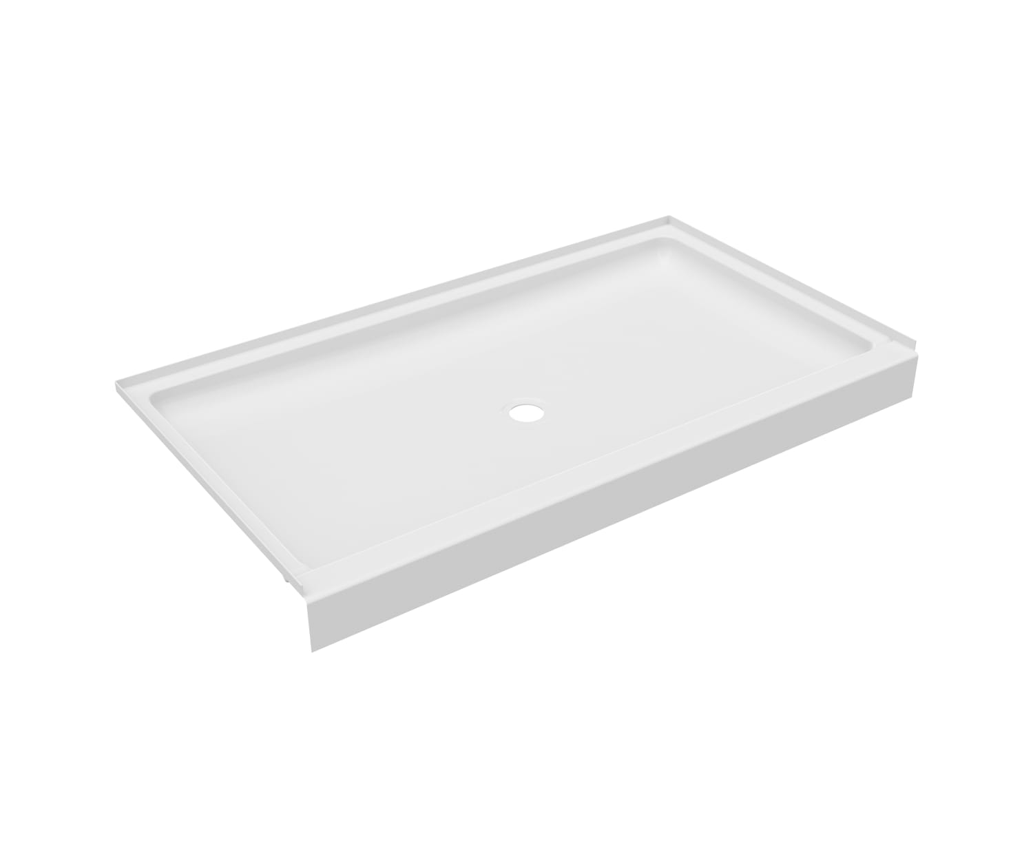 Center Drain Shower Pan, Alcove, White | FF03460MD.010
