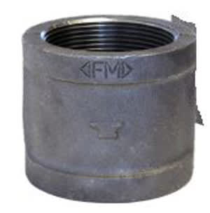 Domestic Coupler, 1/2" Female x Female Ductile Iron Black | 310080205