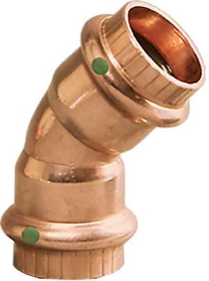 45 Degrees Elbow, 1" x 1" Press x Press Copper ProPress | 77028