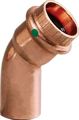 45 Degrees Elbow, 1" x 1" Press x Street Copper ProPress | 77058