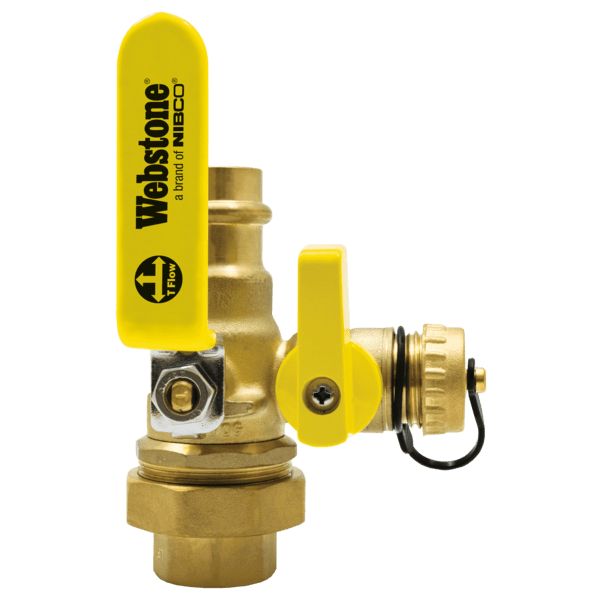 Webstone Ball Valve Brass 1" Full Port Forged | 50434