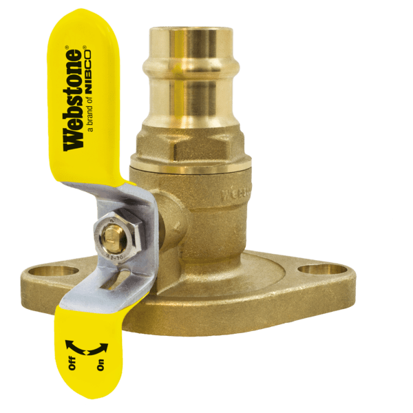 Webstone Ball Valve Pro-Connect Press Isolator Brass 1" Full Port Forged | 81404HV