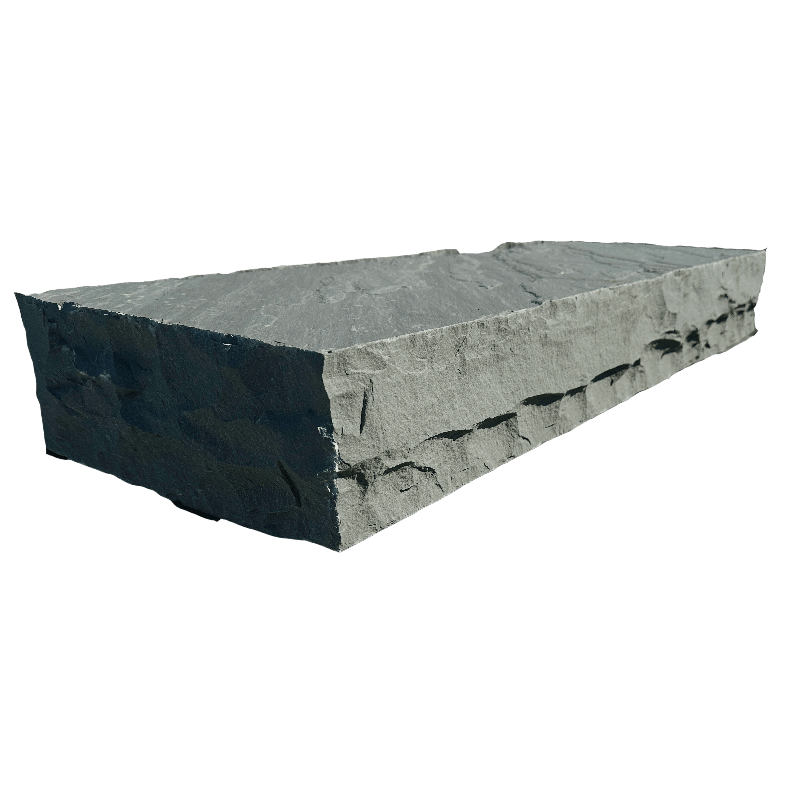 Grey Mist Steps Grey Mist Steps - 16" Wide X 48" Long X 6" Thick - Rock Face All 4 Sides