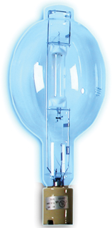 Metal Halide (MH) Lamp, HO, 1000W, BT56, Horizontal