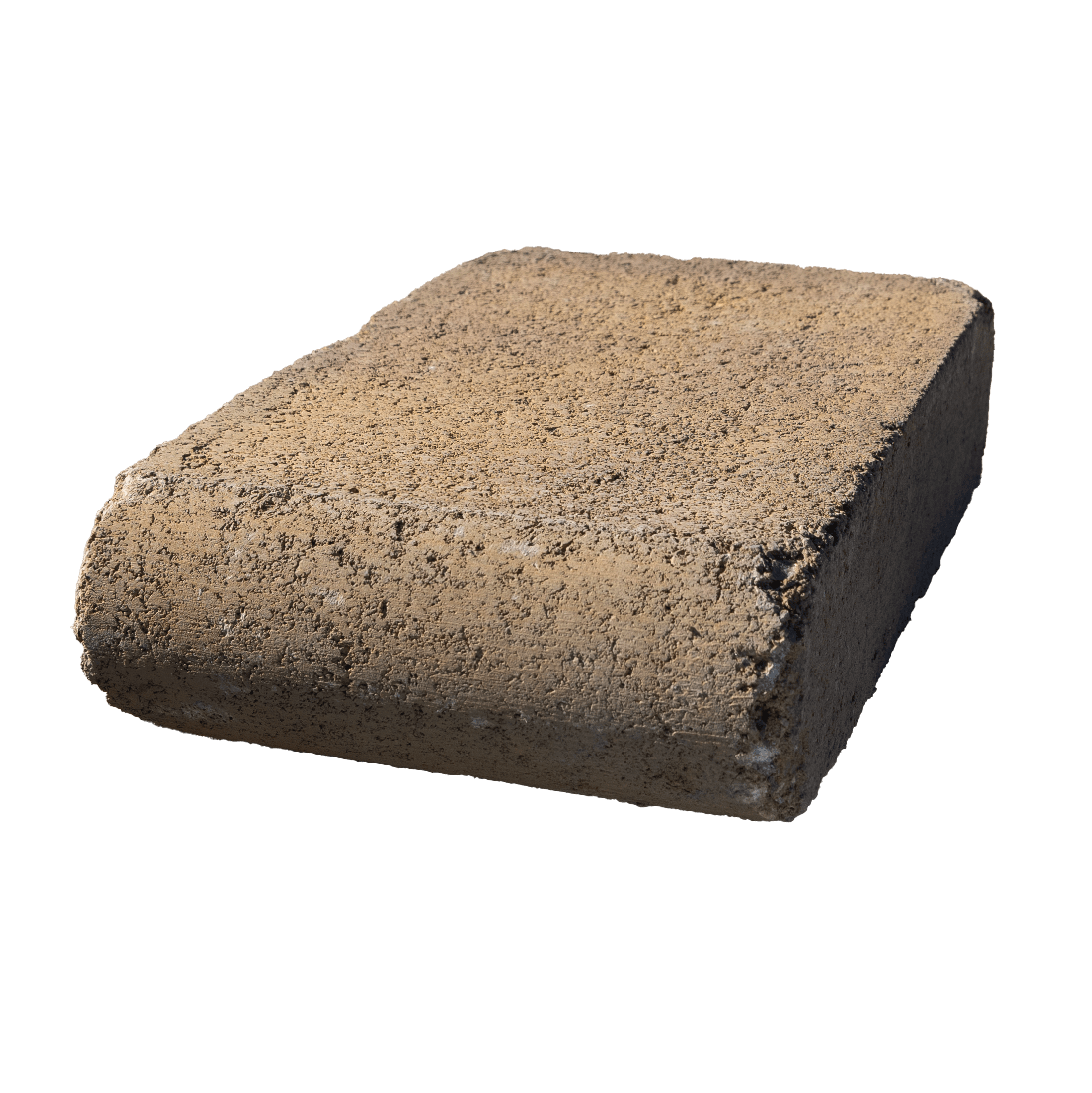 Bullnose Tread, Hickory, Weathered Concrete