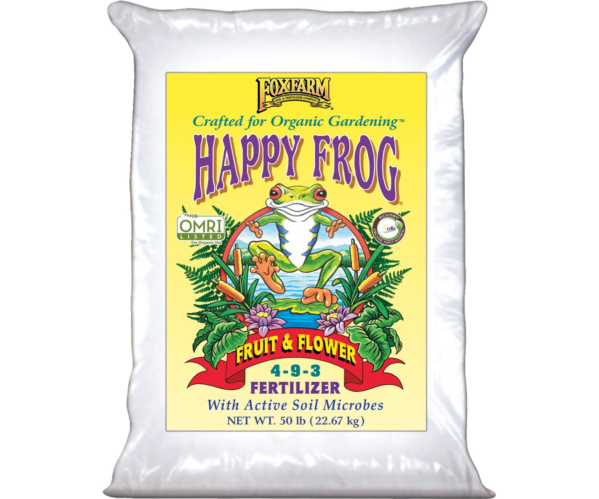 FoxFarm Happy Frog&reg; Fruit & Flower Fertilizer, 50 lb bag