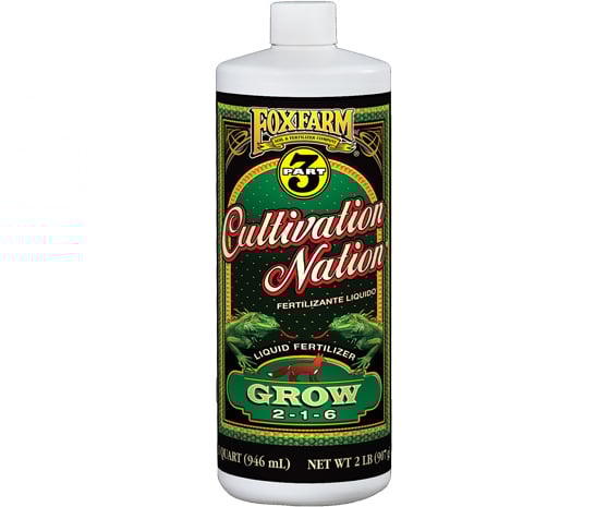 FoxFarm Cultivation Nation&trade; Grow, 1 qt