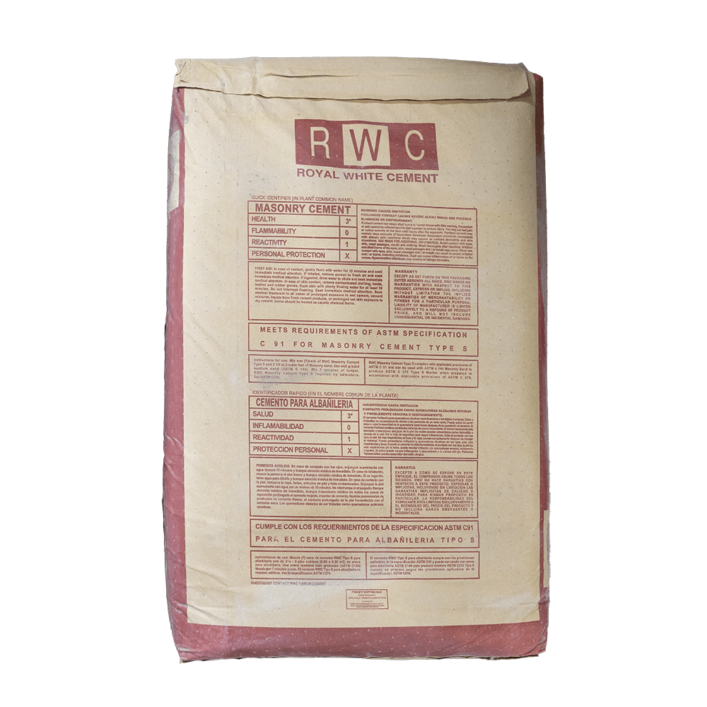 RWC Grey Masonry Type S, 75 lbs/bag