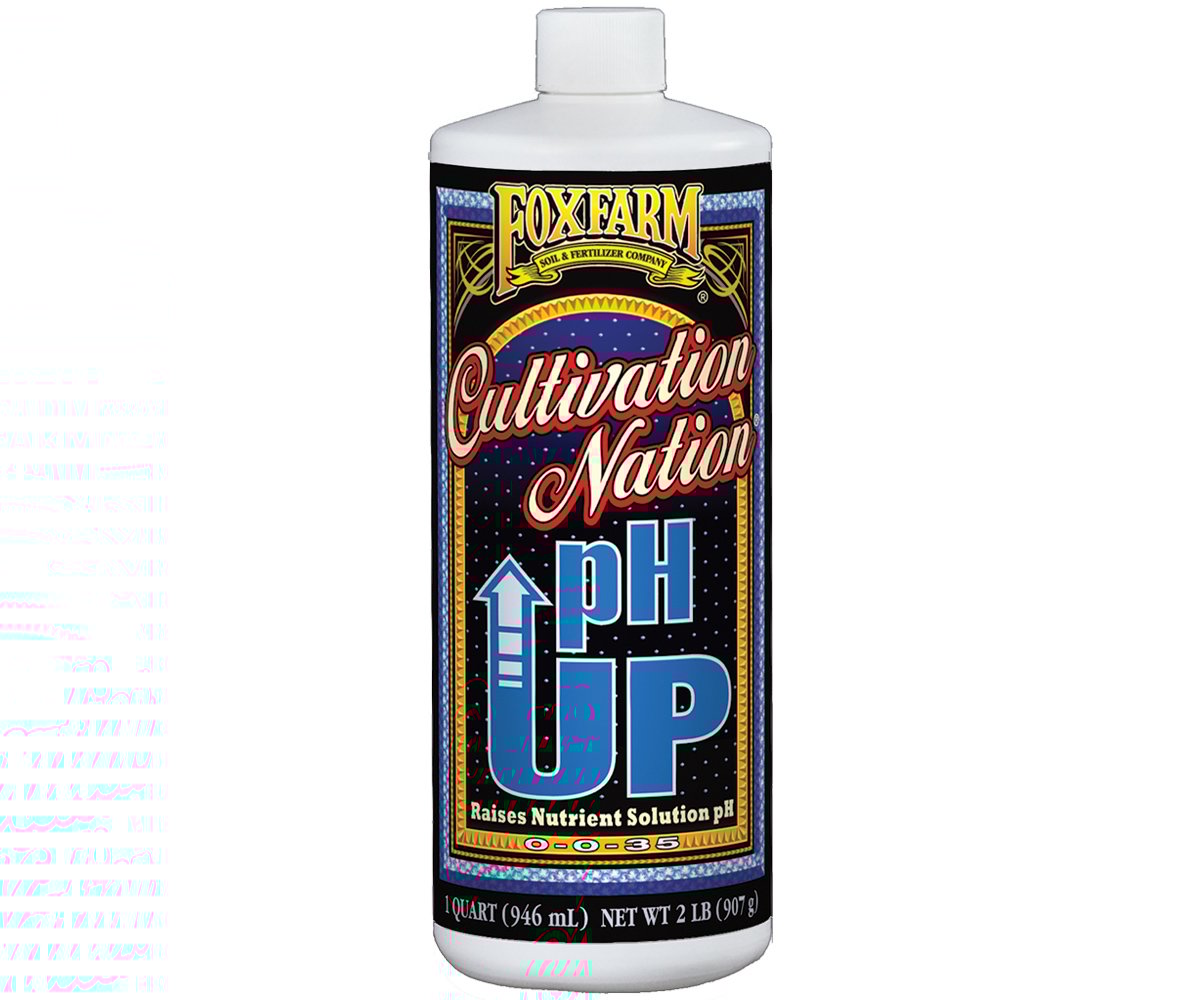 FoxFarm Cultivation Nation&reg; pH UP, 1 qt, case of 12