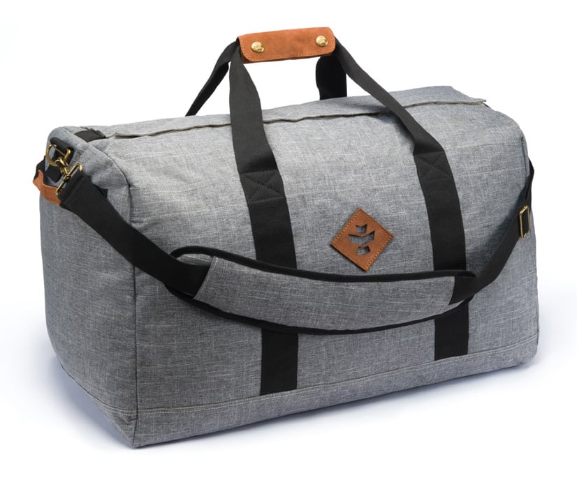 Revelry Supply The Around-Towner Medium Duffle, Crosshatch Grey