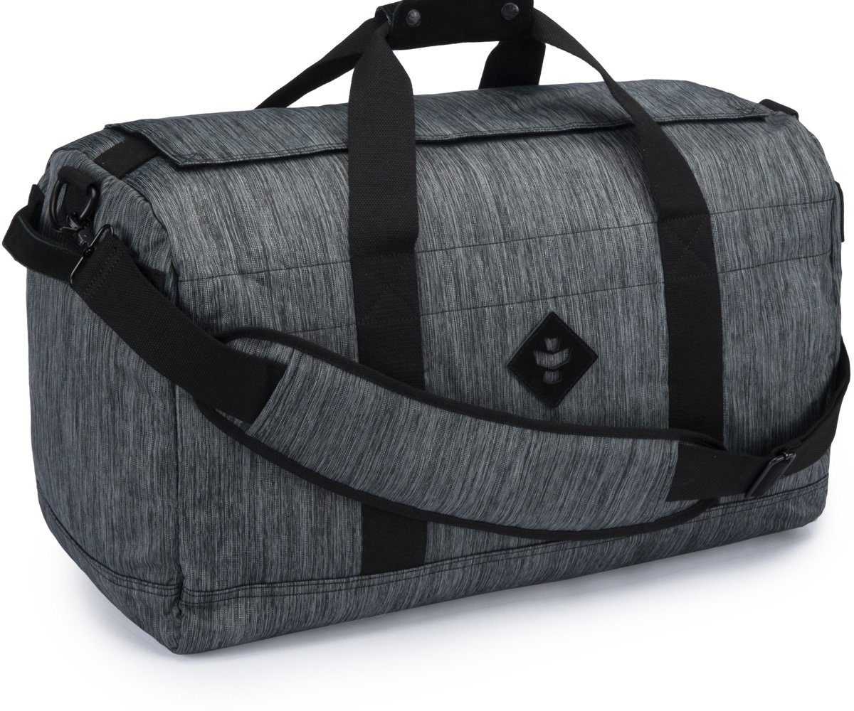 Revelry Supply The Around-Towner Medium Duffle, Striped Black