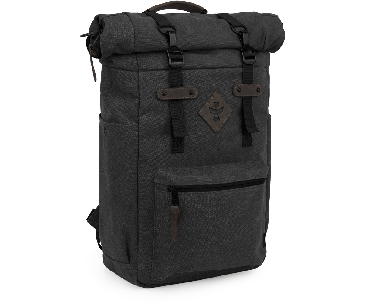 Revelry Supply The Drifter Rolltop Backpack, Smoke