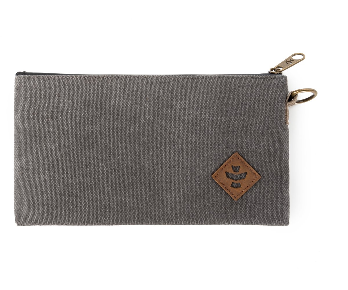 Revelry Supply The Broker Zippered Money Bag, Ash