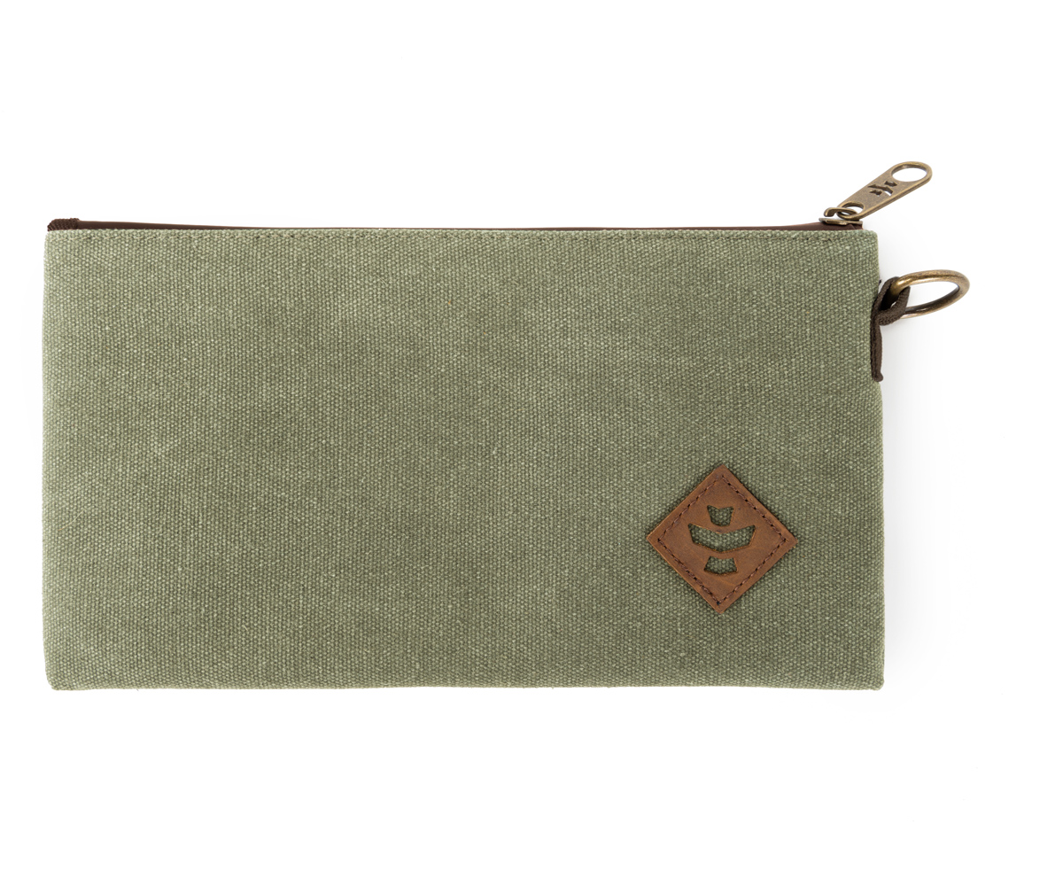 Revelry Supply The Broker Zippered Money Bag, Sage
