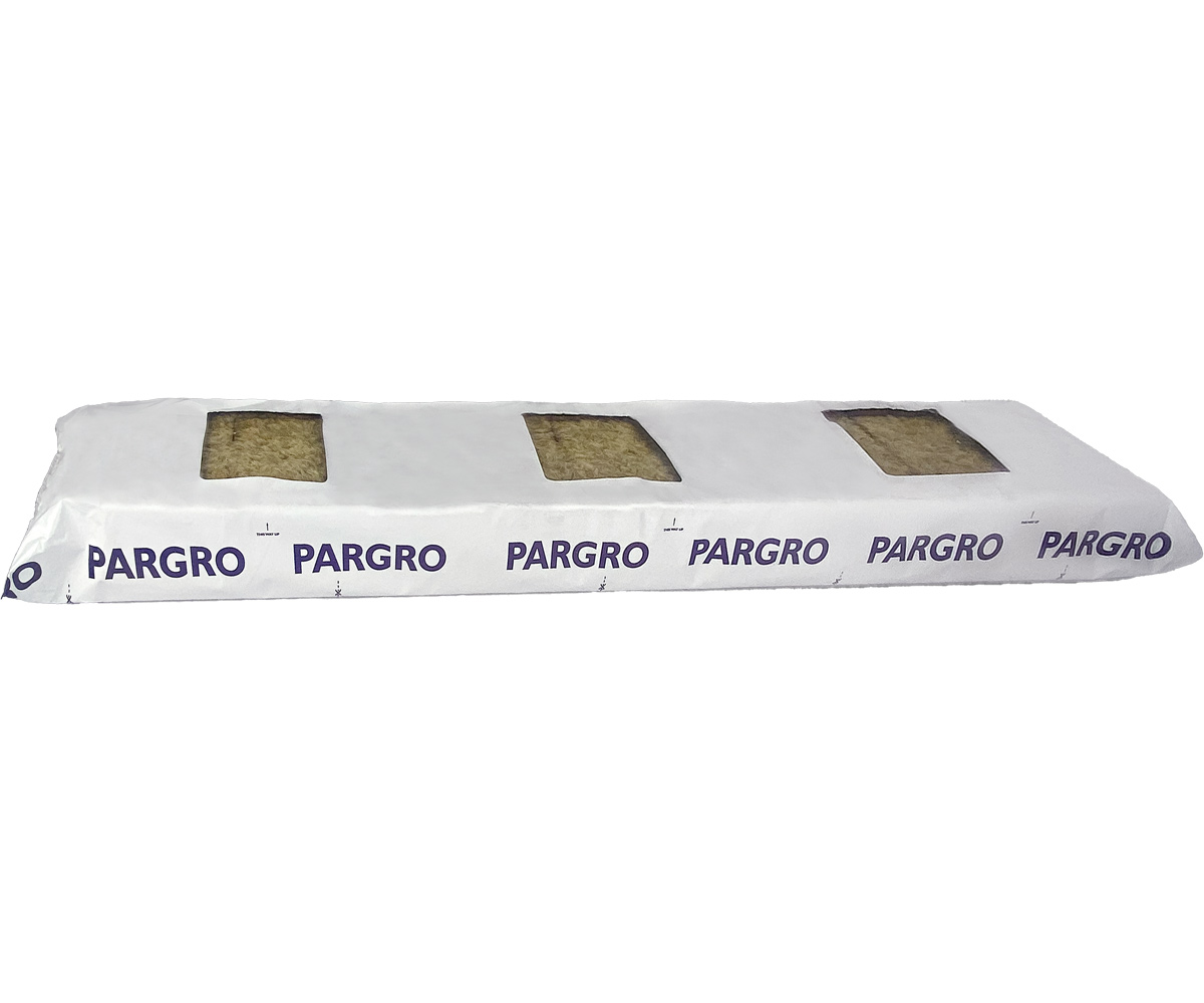 Pargro Slab 36" x 8" x 3", w/3- 10 x 10 precut holes, bag of 12