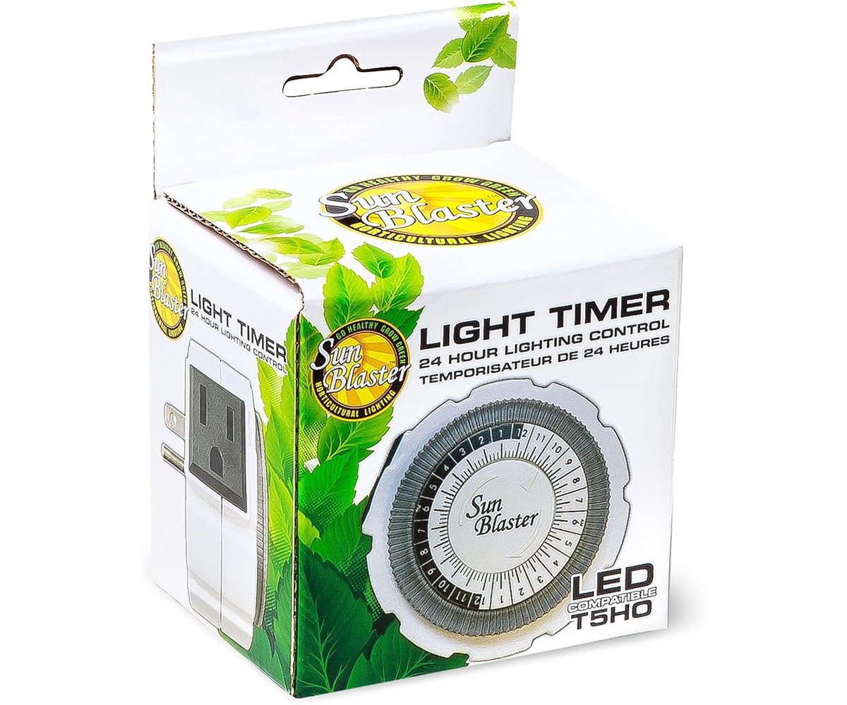SunBlaster 24hr Analog Timer, Single Outlet, 15 Amp