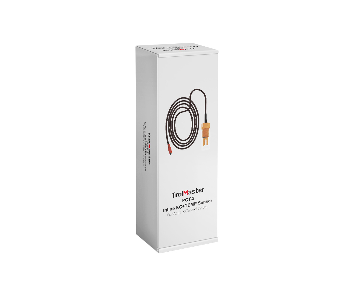 TrolMaster Drop-in/inline Heavy Duty Nutrient EC/Temp Sensor (PCT-3)