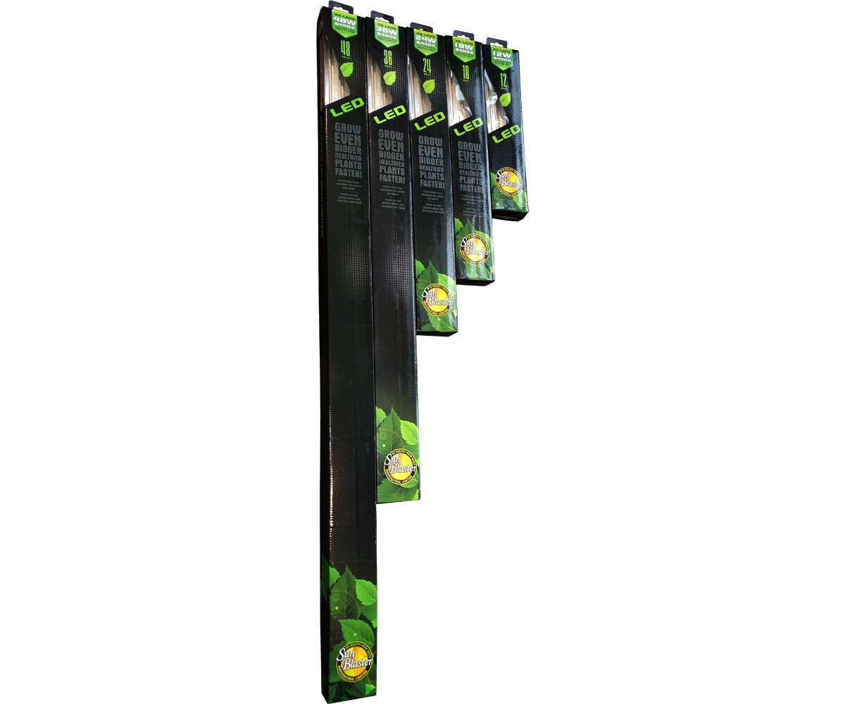 SunBlaster High Output 72-LED 6400K 36W Strip Light, 3'