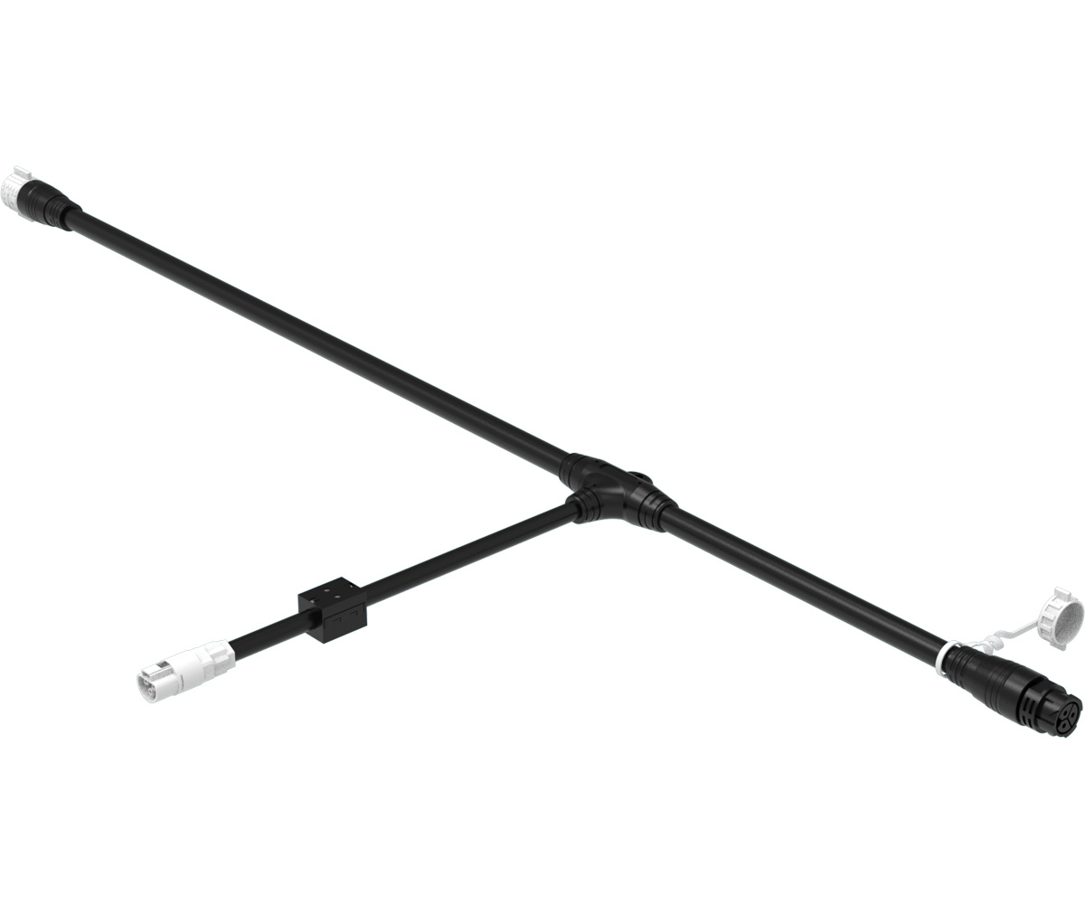 PHOTOBIO AC Power T Cable, 40A M25 to EN100, 1-T , Ferrite, 6.0'