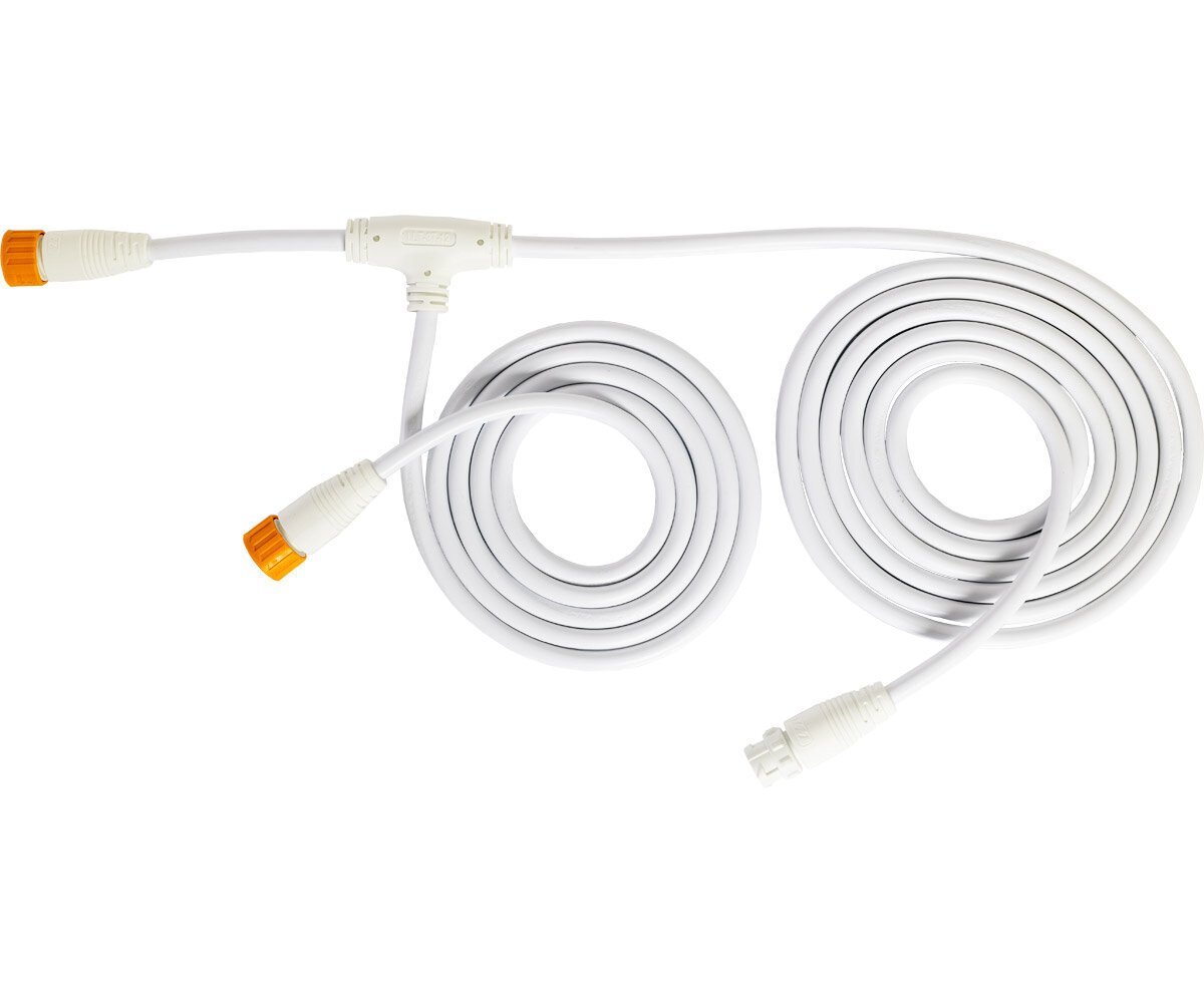 PHOTOBIO PHOTO LOC 0-10V Control Cable, 8' Trunk + 5' Branch (White)