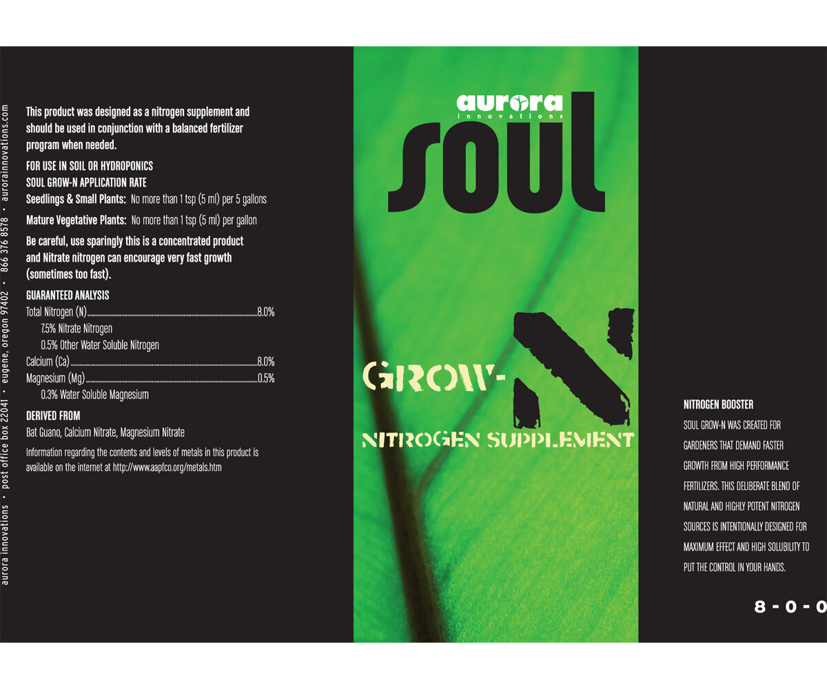 Soul Grow-N, 15 Gal