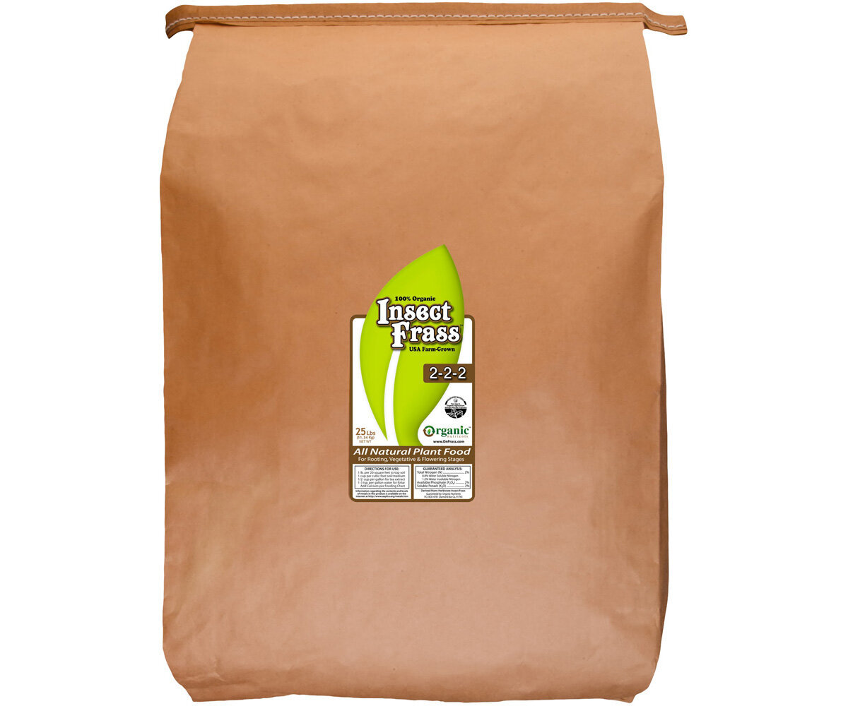 Organic Nutrients Insect Frass, 25 lbs
