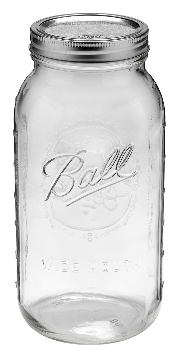 Ball Jar, 64 oz (Half Gallon), Wide Mouth , Case of 6