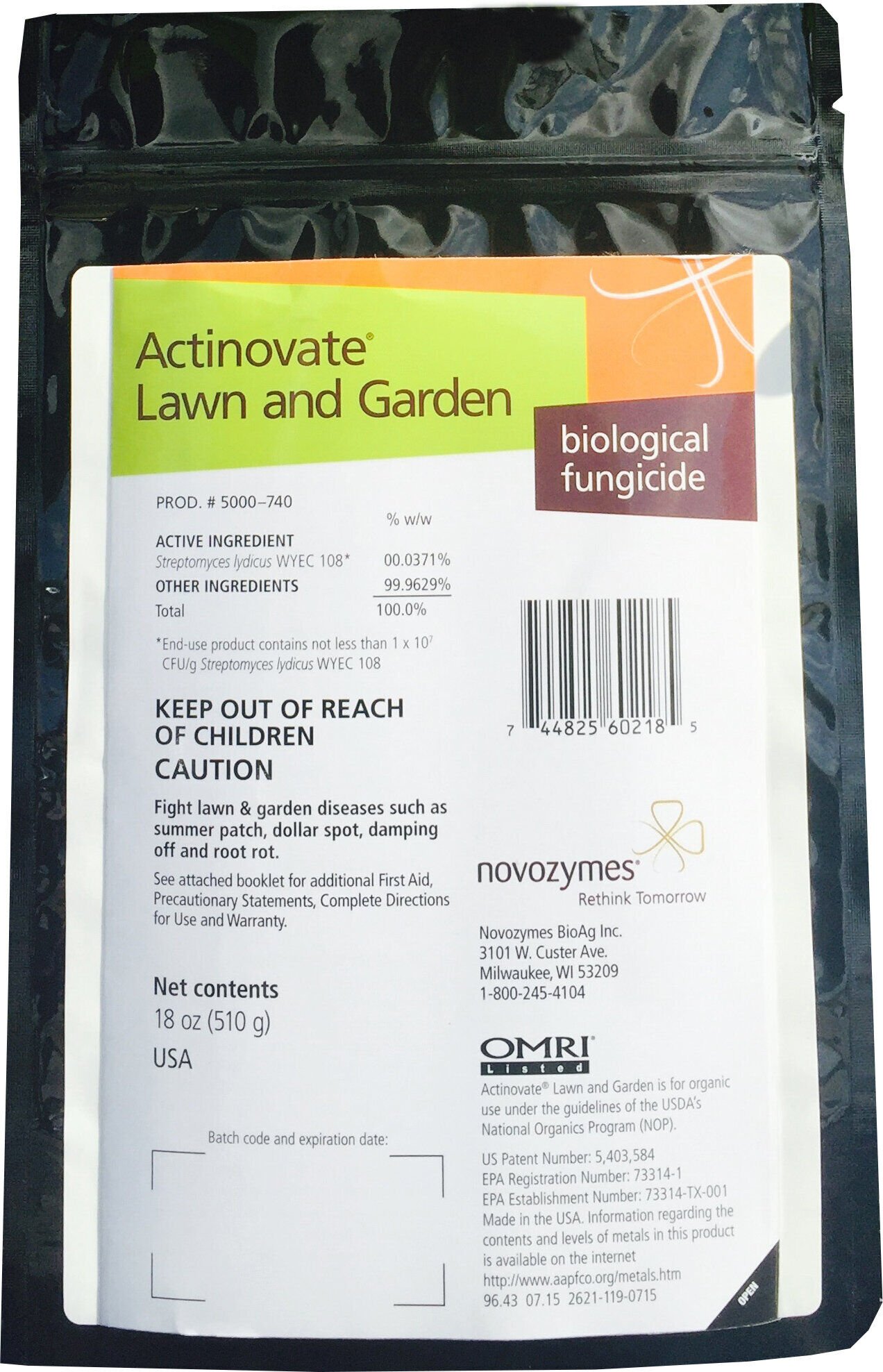 Actinovate AG, 300 oz Pail